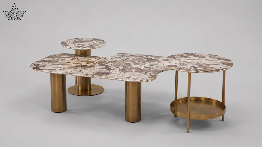 Trio Marble Center Table