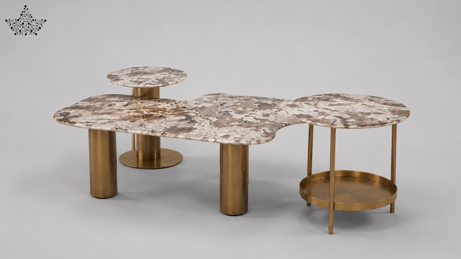 Trio Marble Center Table
