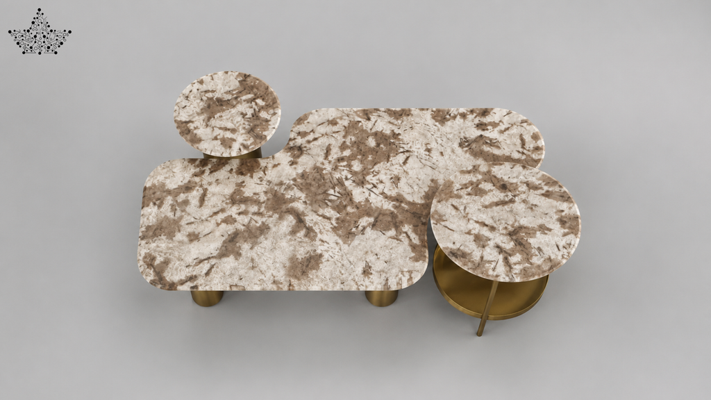 Trio Marble Center Table