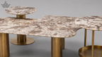 Trio Marble Center Table