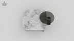Black Glass Center Table 2PCS | Ardas Interior