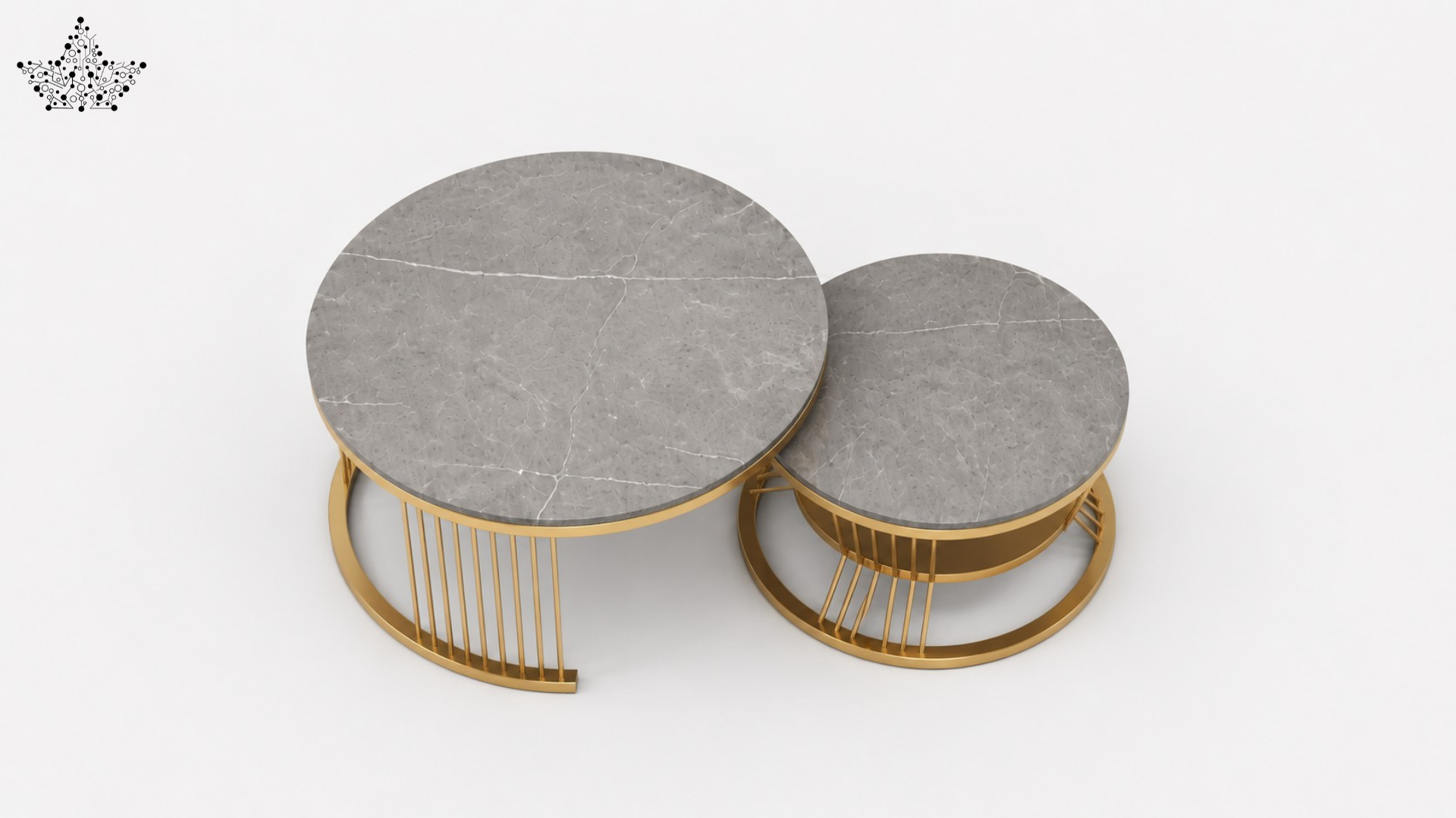 Gilded Cage Center Table Set