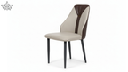 Beige & Brown Duo-Tone Dining Chair