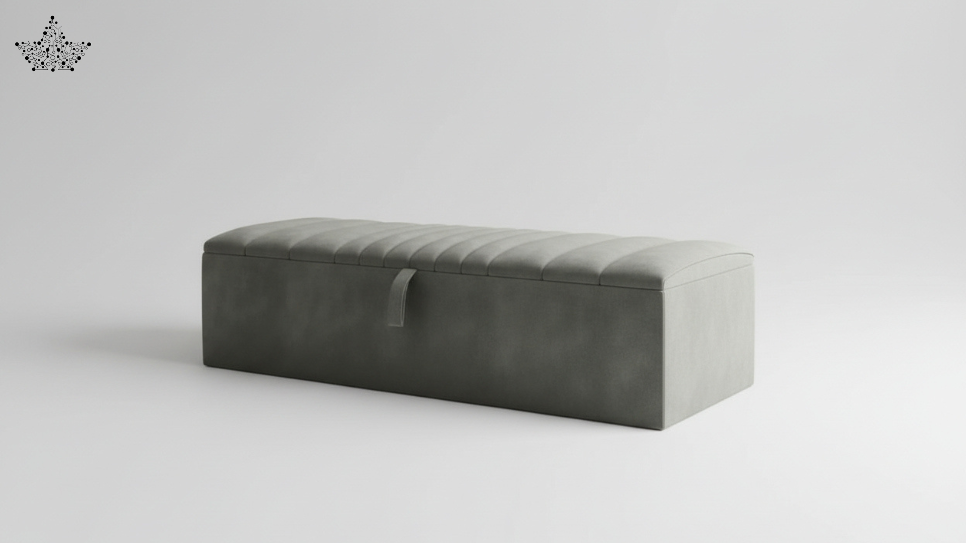 Channel Tufted Storage Couch