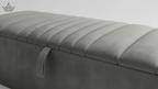 Channel Tufted Storage Couch