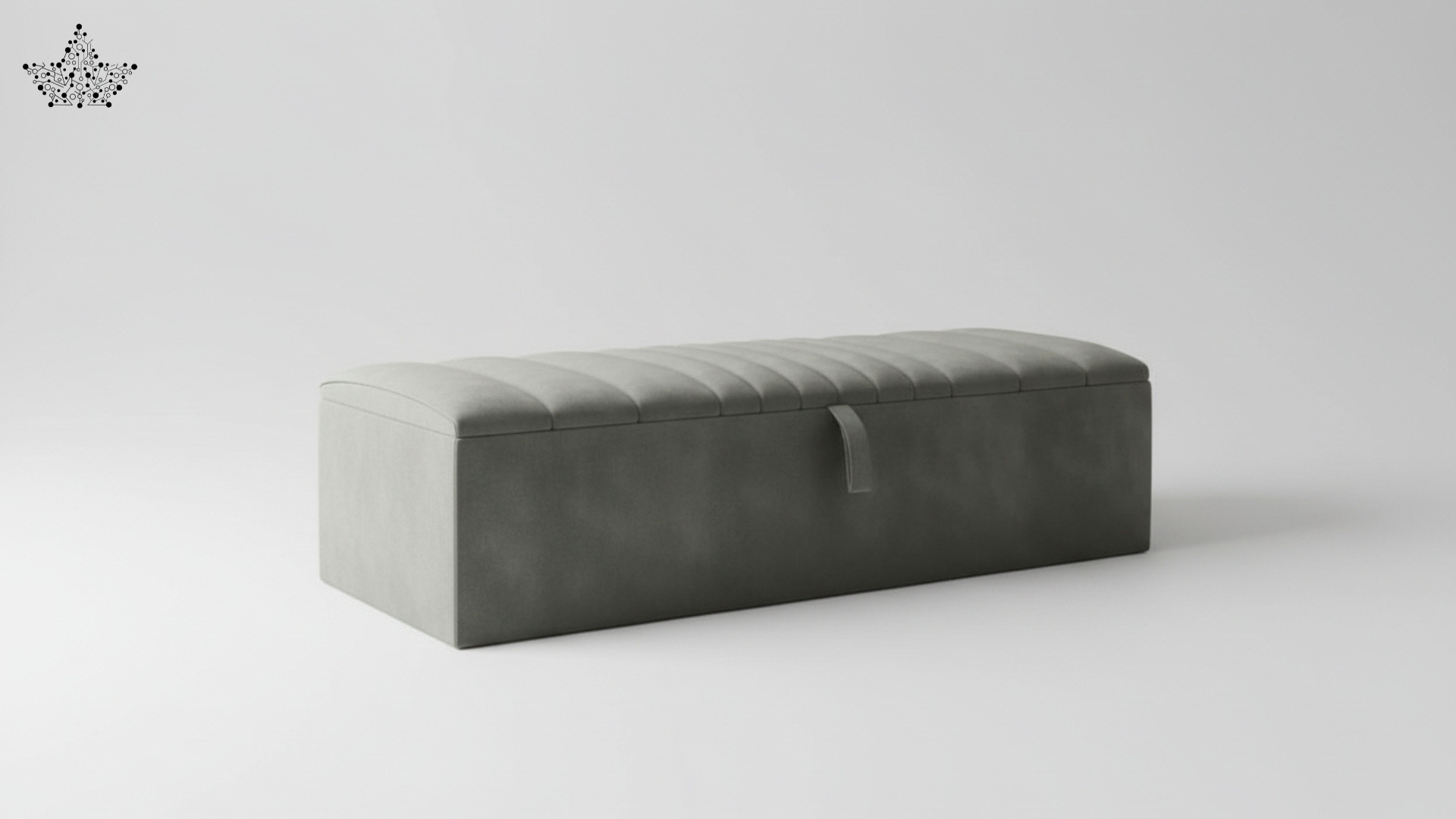 Channel Tufted Storage Couch