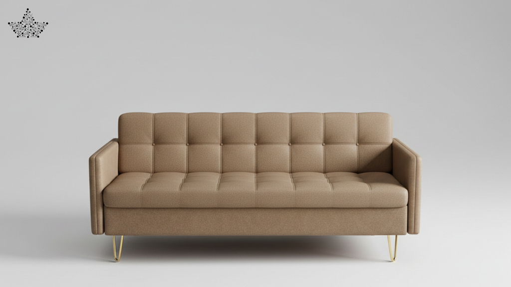 Grid Tufted Couch