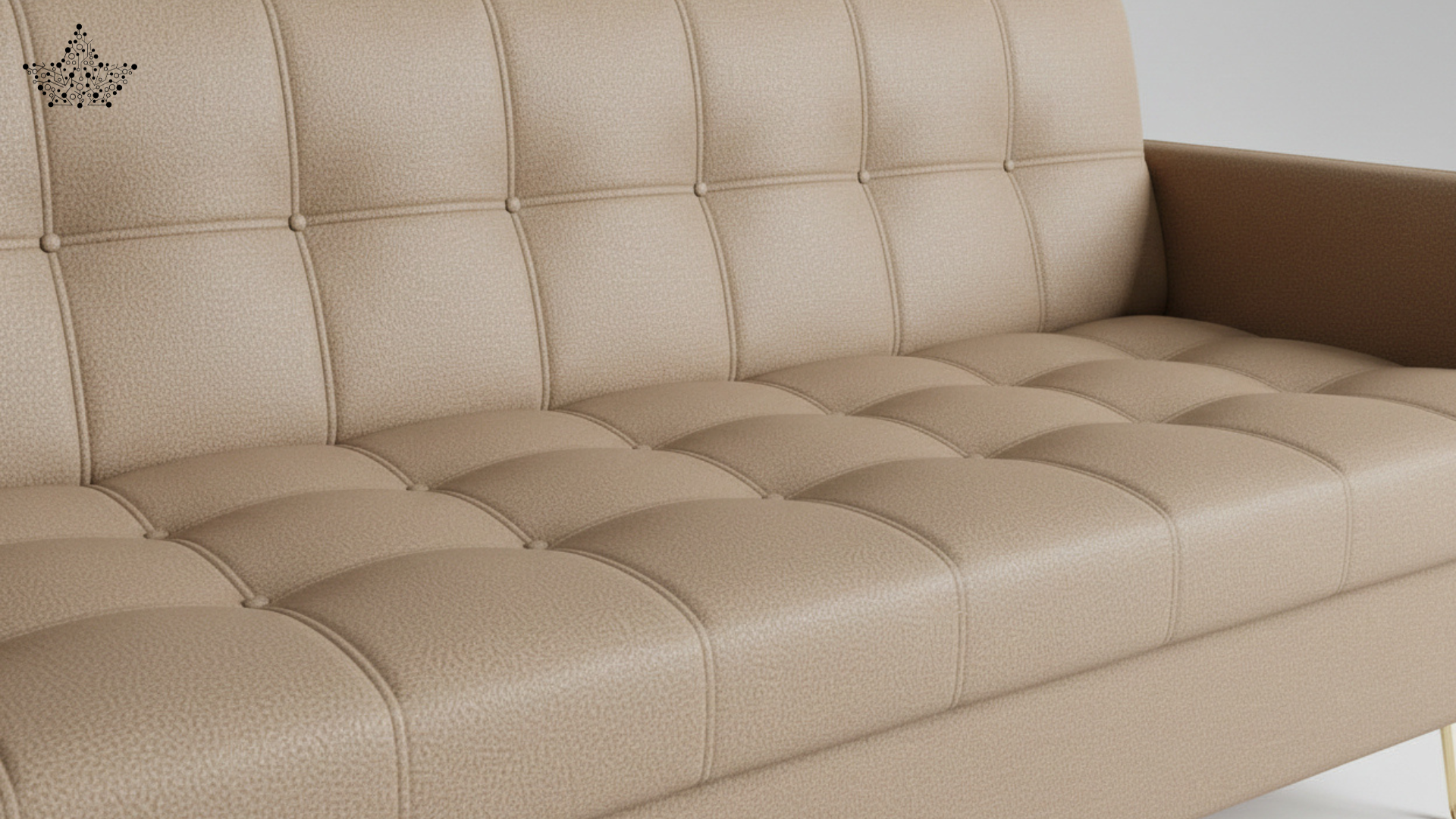 Grid Tufted Couch