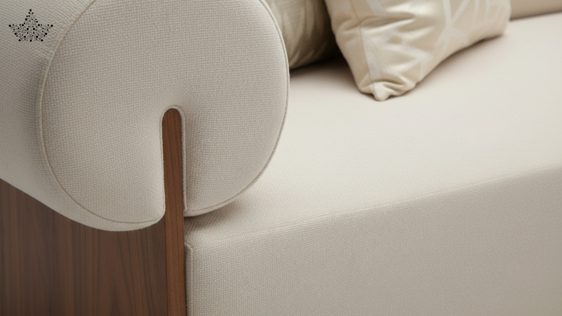 Ivory Chaise Couch