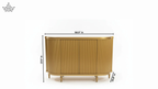 Oval Reeded Cabinet