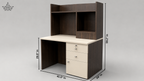 Ardas Walnut Study Table