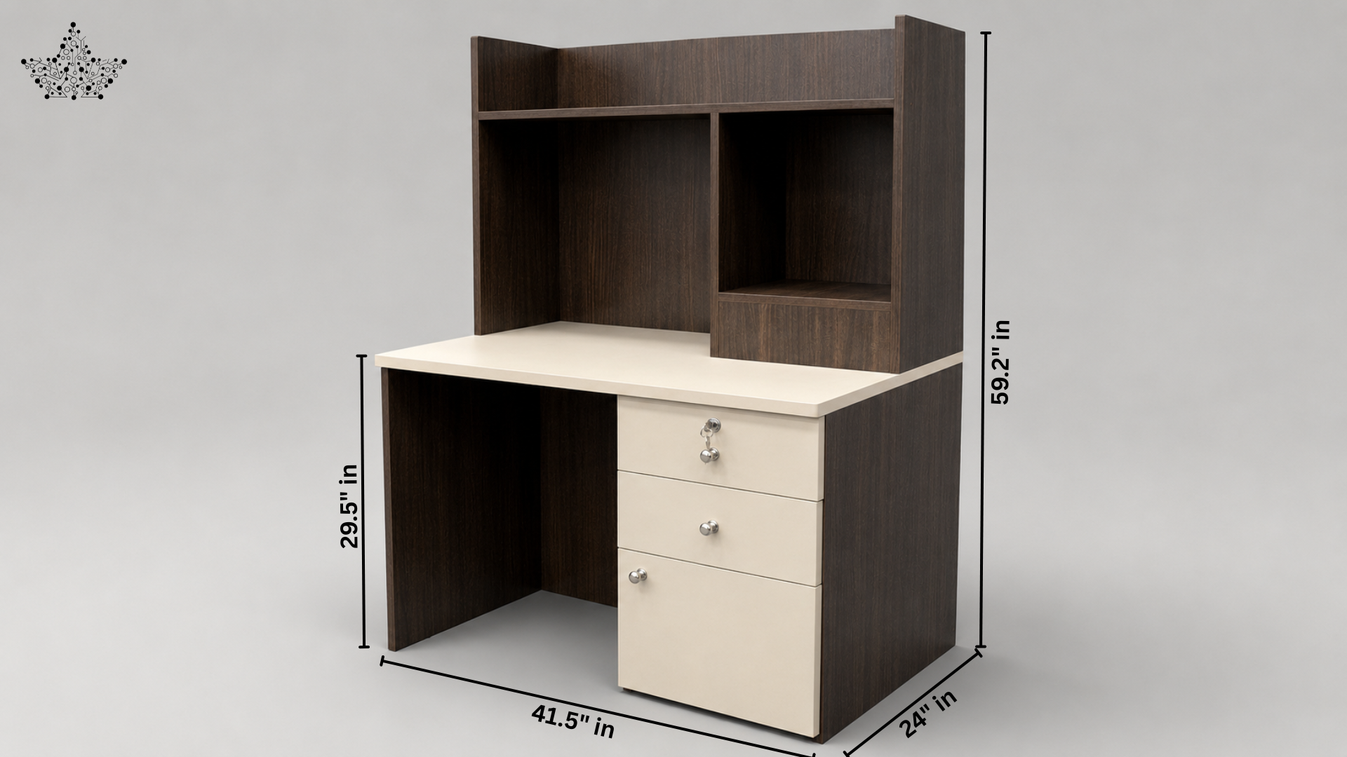 Ardas Walnut Study Table