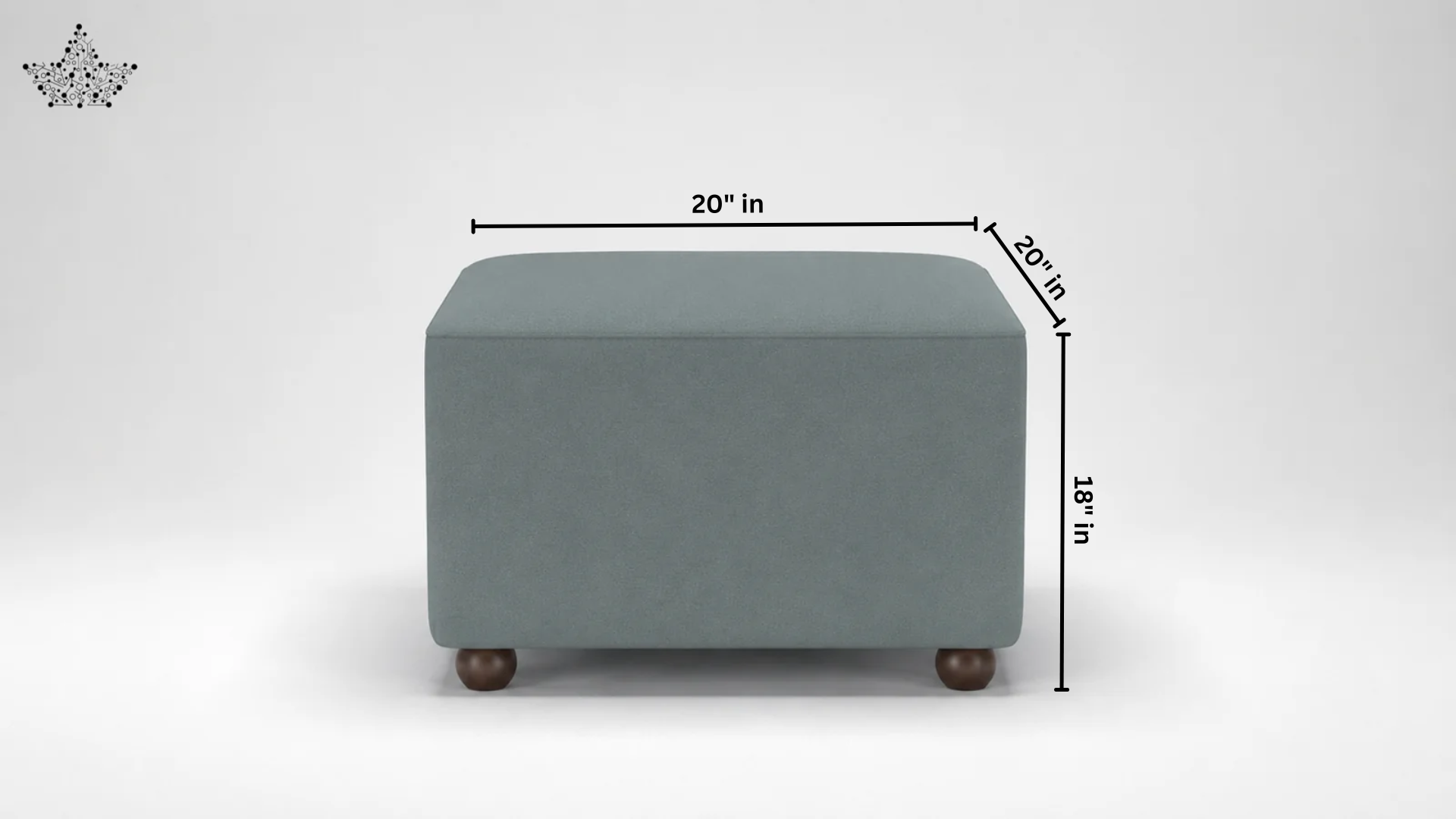 Cozy Curve Pouffe