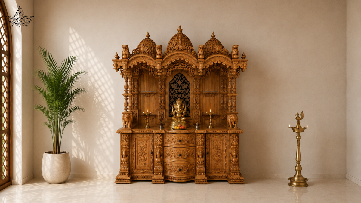 Royal Carved Pooja Mandir