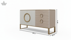 Orion Ribbed Cabinet(4 ft.)