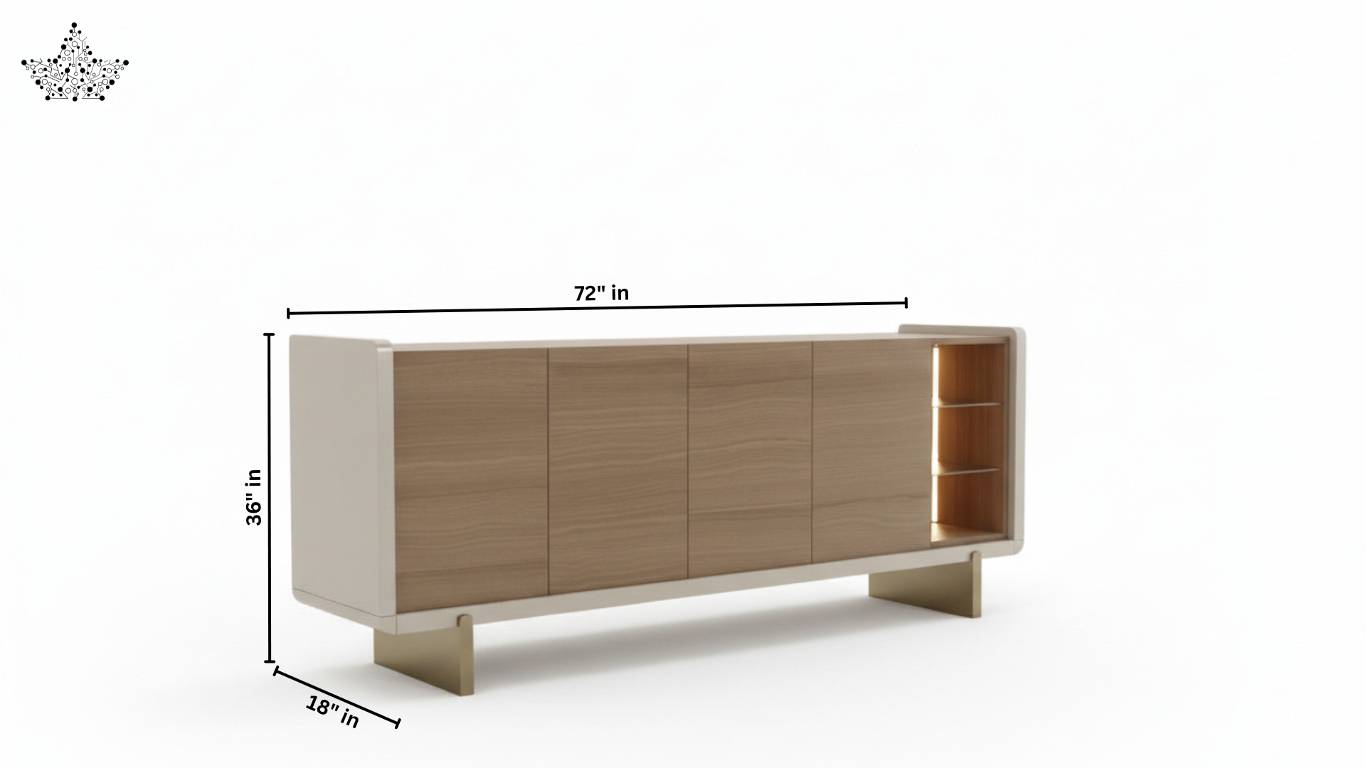 Dune Oak Cabinet