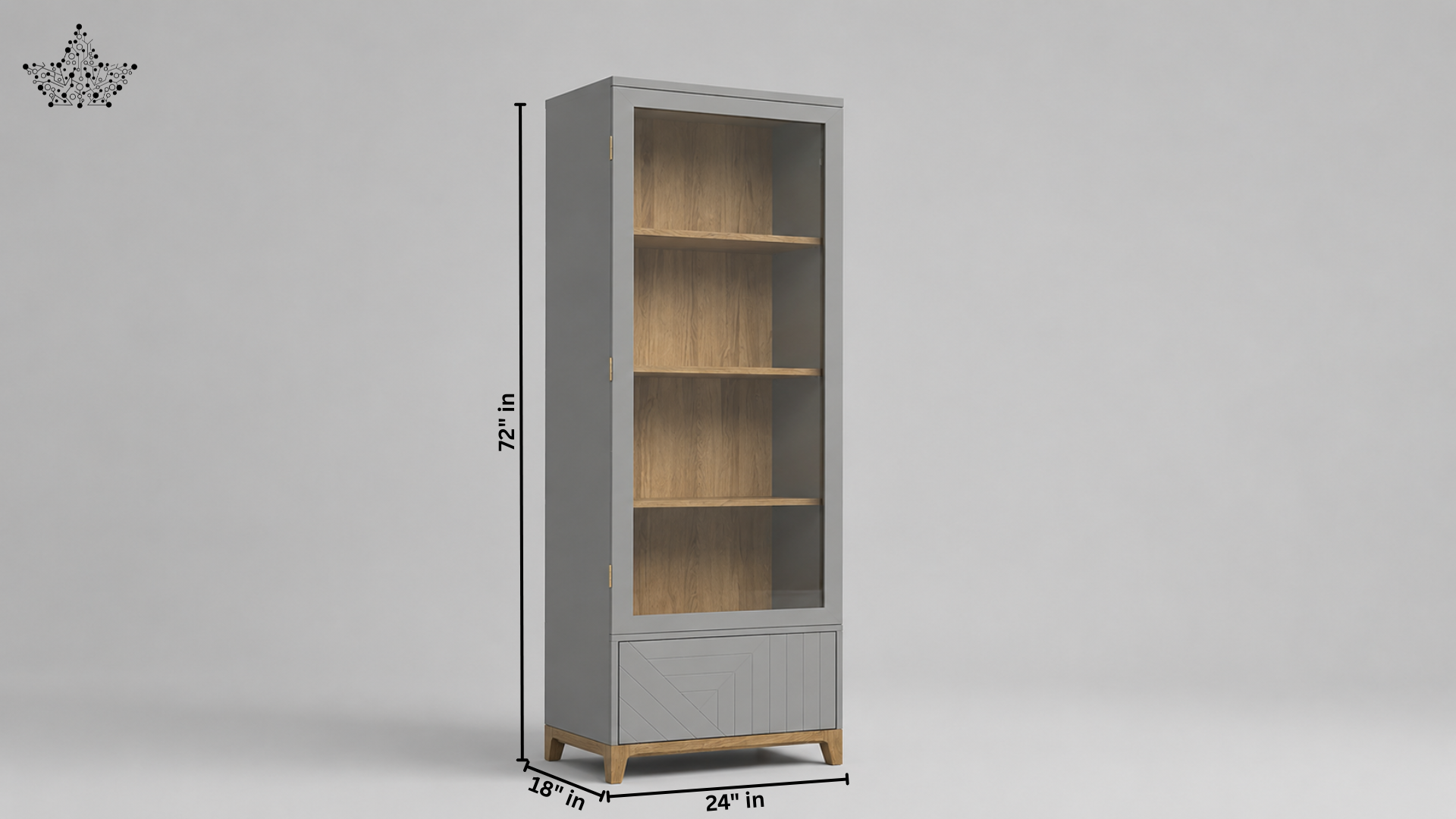 Pebble Crockery Unit