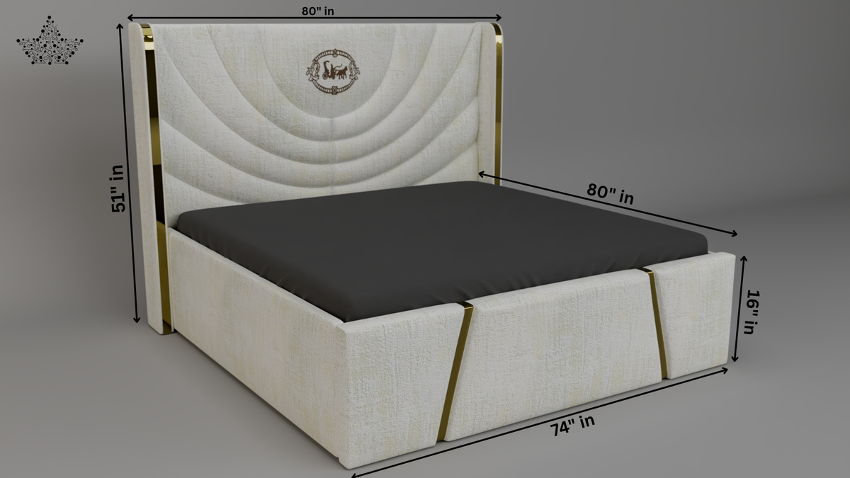 Polo Luxury Uphostered Bed | Ardas Interior