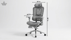 Grey Mesh High-Back Office Chair