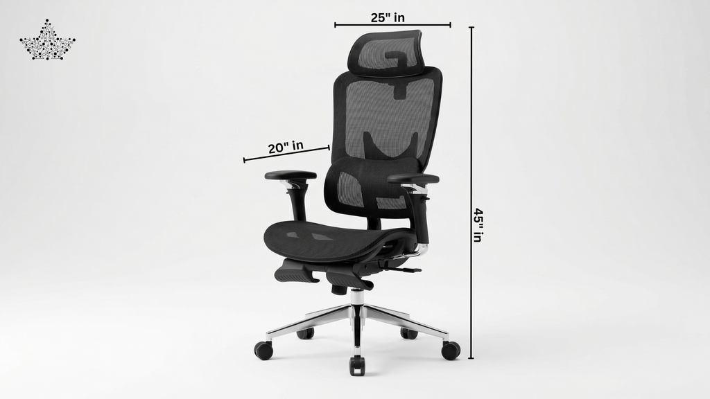 Mesh Chair Black High Back (Full Adjustable)