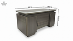 Classic Executive Office Desk with Dual Storage Cabinets