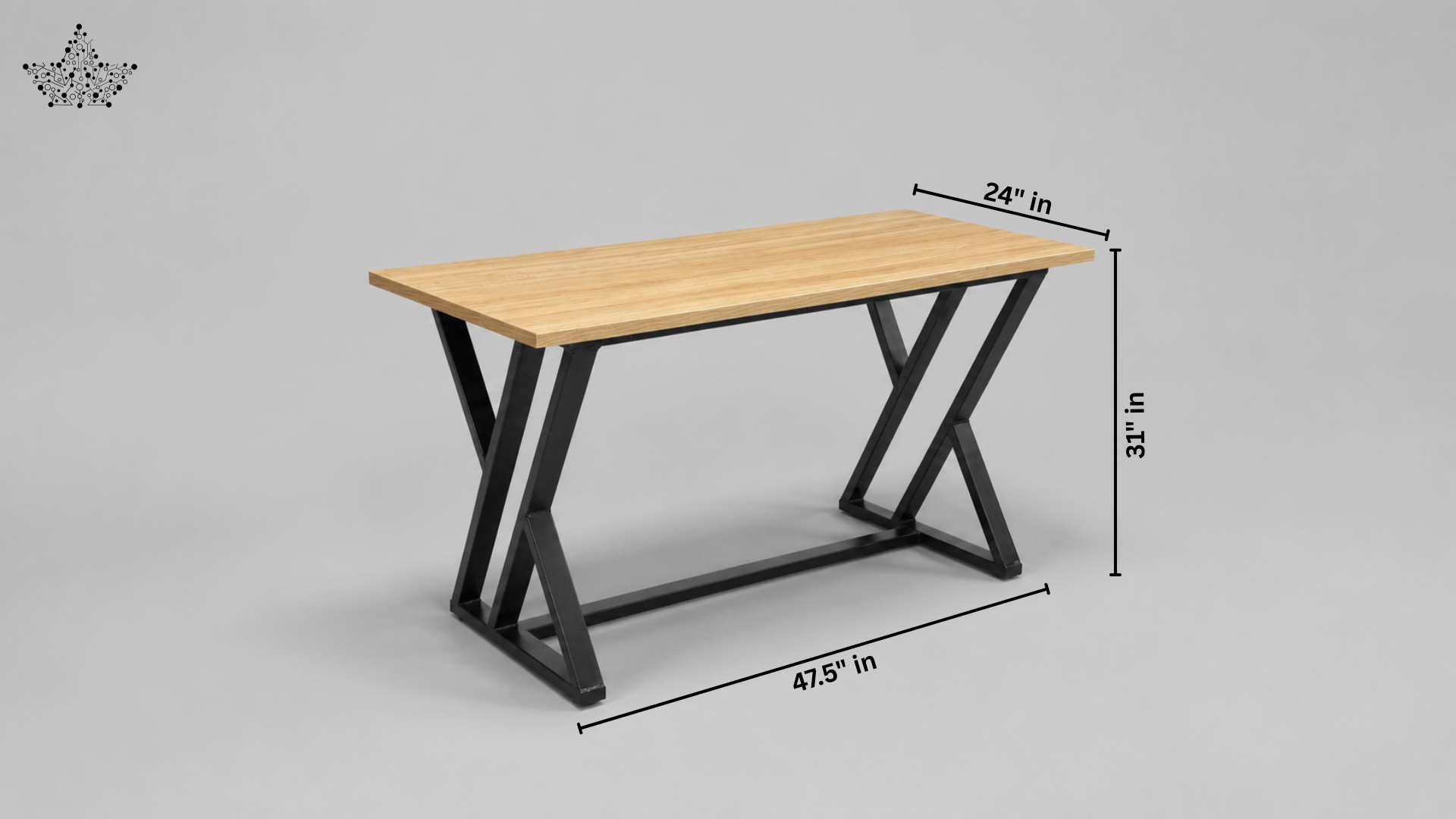 Noir Cross Table