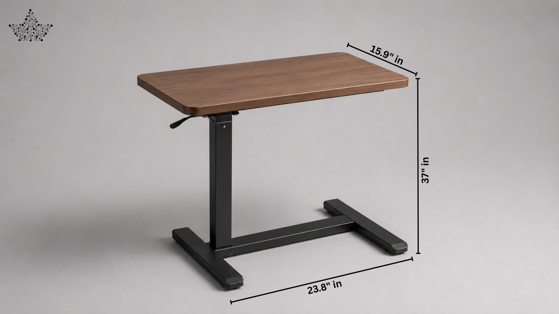 Walnut Adjustable Desk