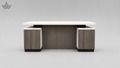 Auriva Executive Desk With Side Rack
