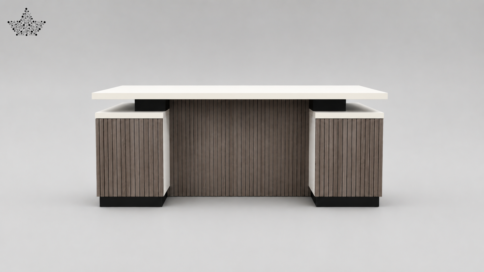 Auriva Executive Desk With Side Rack