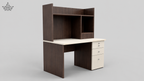 Ardas Walnut Study Table