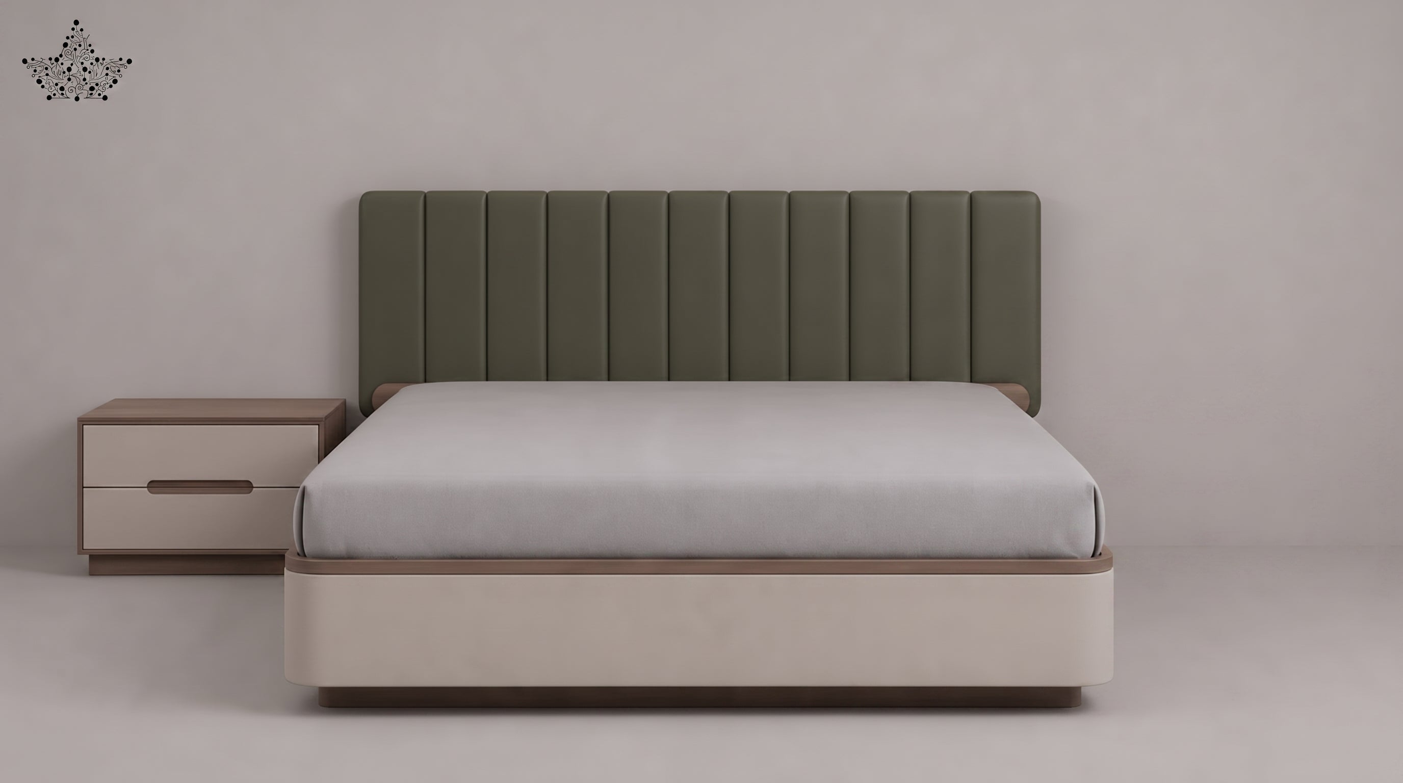 Olive Channel Bed