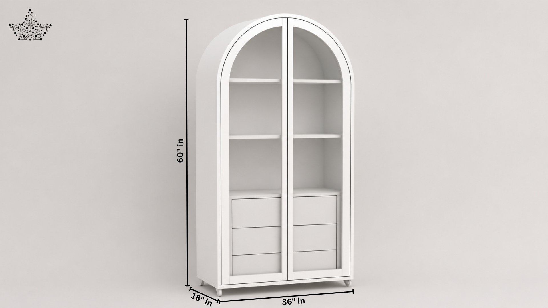 Arcadia Crockery Unit