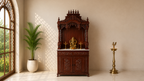 Majestic Wooden Pooja Mandir