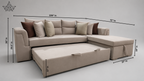 Serene Dual Sofa Cum Bed