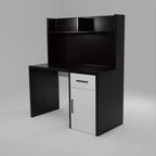 Brook Engineered Wood Study Table Darkwood