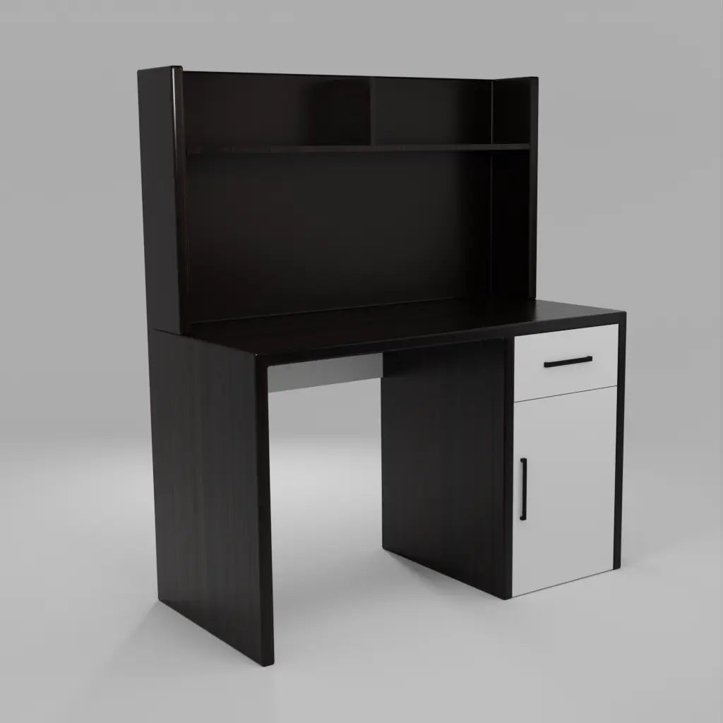 Brook Engineered Wood Study Table Darkwood
