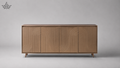 Arc Sideboard – Art Deco 4-Door Storage Cabinet