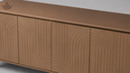 Arc Sideboard – Art Deco 4-Door Storage Cabinet