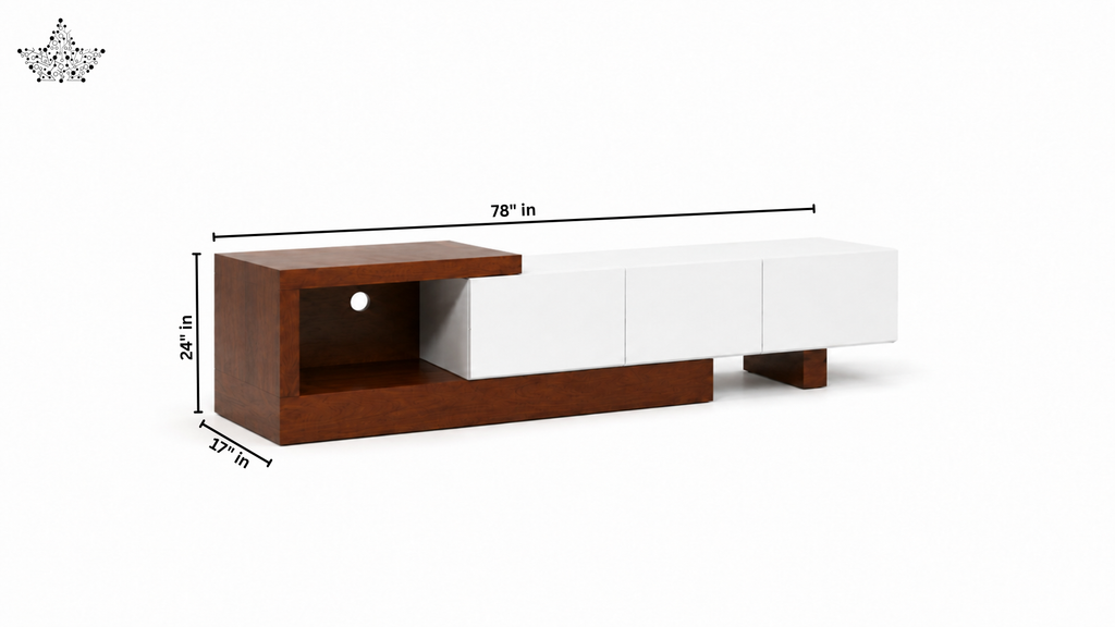 Tri-Tone TV Unit(6.5 feet)